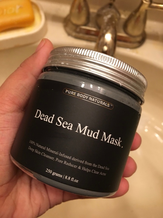 Pure Body Naturals Beauty Dead Sea Mud Mask for Facial Treatment, 250g / 8.8 fl.oz